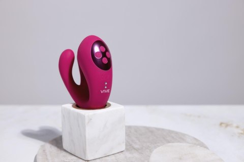 Yoko - Triple Action Vibrator Dual Prongs with Clitoral Pulse Wave Vive Yoko - Triple Action Vibrator Dual Prongs with Clitoral Pulse Wave Vive