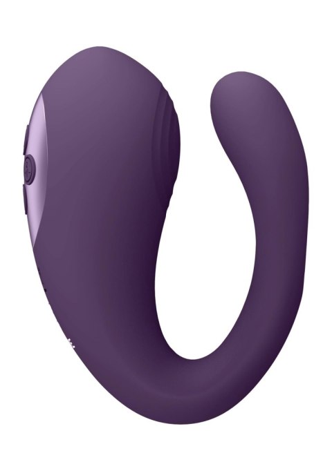 Yoko - Triple Action Vibrator Dual Prongs with Clitoral Pulse Wave Vive Yoko - Triple Action Vibrator Dual Prongs with Clitoral Pulse Wave Vive