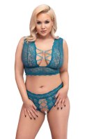 Bra Set teal 2XL Cottelli CURVES Bra Set teal 2XL Cottelli CURVES