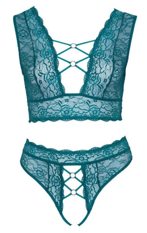 Bra Set teal 2XL Cottelli CURVES Bra Set teal 2XL Cottelli CURVES