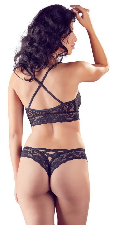 Bra and Briefs black S/M Cottelli LINGERIE Bra and Briefs black S/M Cottelli LINGERIE