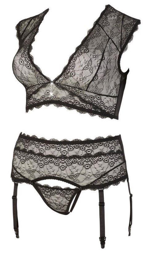 Lace Set black 2XL Cottelli CURVES Lace Set black 2XL Cottelli CURVES