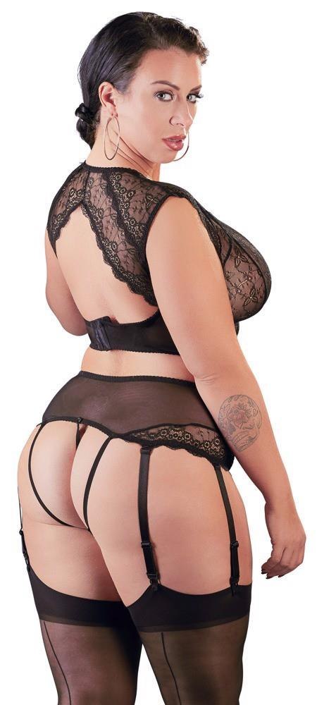 Lace Set black 2XL Cottelli CURVES Lace Set black 2XL Cottelli CURVES