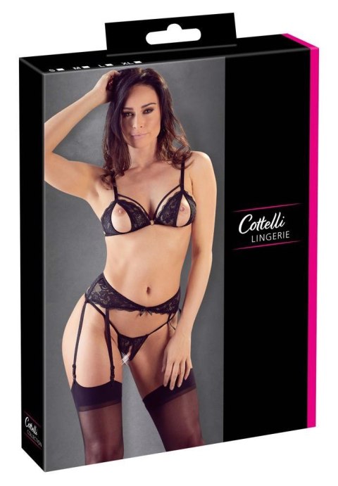 Lace Suspender Set M Cottelli LINGERIE Lace Suspender Set M Cottelli LINGERIE