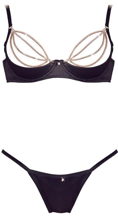 Shelf Bra Set Sparkle 85C/L Cottelli LINGERIE Shelf Bra Set Sparkle 85C/L Cottelli LINGERIE