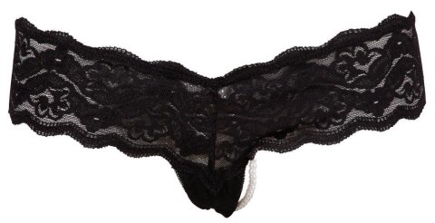 String pearls black L Cottelli LINGERIE String pearls black L Cottelli LINGERIE
