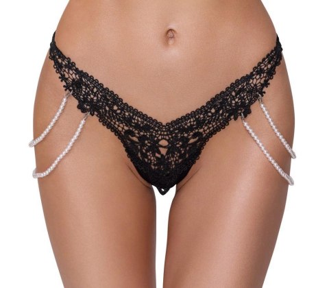 String with Pearl Chains M/L Cottelli LINGERIE String with Pearl Chains M/L Cottelli LINGERIE