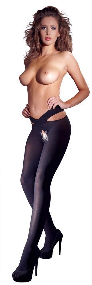 Stockings black S/M Cottelli LEGWEAR Stockings black S/M Cottelli LEGWEAR