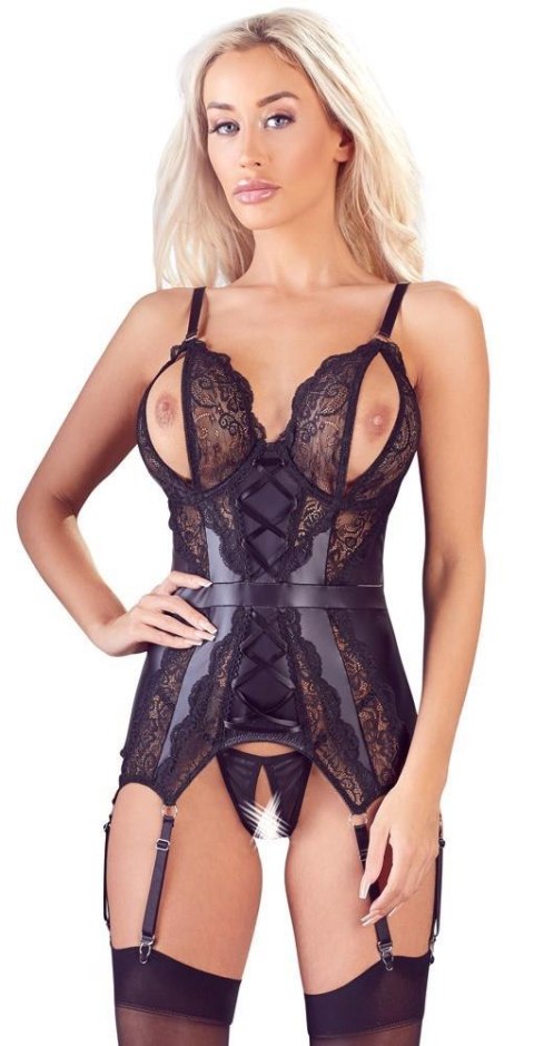 Crotchless Basque S Cottelli LINGERIE Crotchless Basque S Cottelli LINGERIE